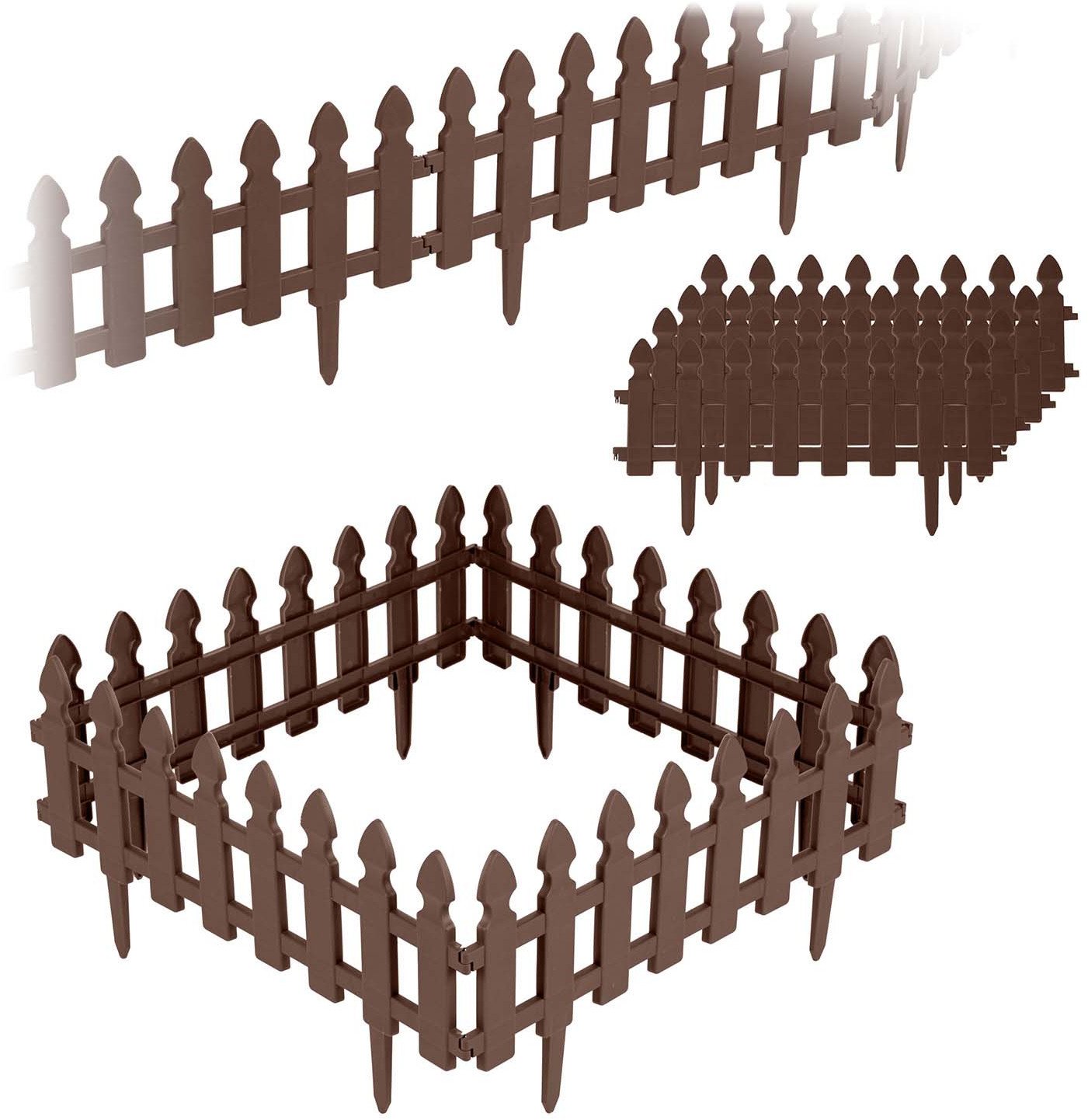 Obrzeże ogrodowe Plonos 240 cm PL-963 brązowe