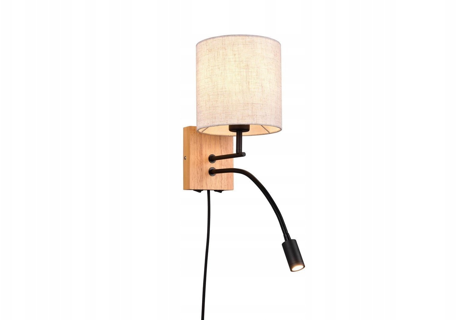 Wall lamp TRIO Nilam, 1xE27, max 28W, 1xSMD LED, 3.1W, 3000K, 310lm, o18 x 30 cm