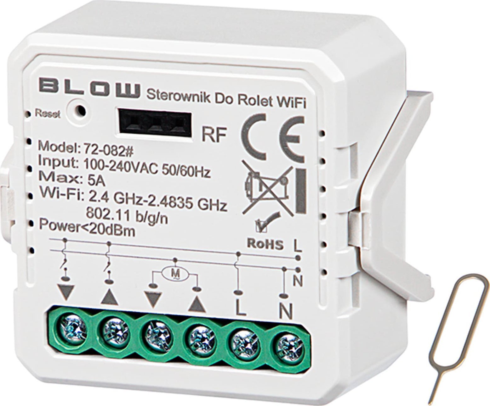 Blow 72-082# Inteligentny sterownik do rolet wifi tuya