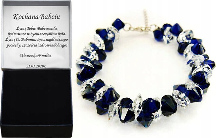 Radziszewska Jewellery Bransoletka kryształy 925 srebro