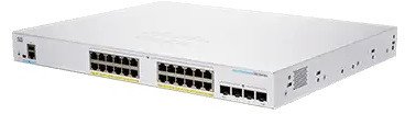 Cisco Cisco switch CBS250-24FP-4X, 24xGbE RJ45, 4x10GbE SFP+, PoE+, 370W - REFRESH