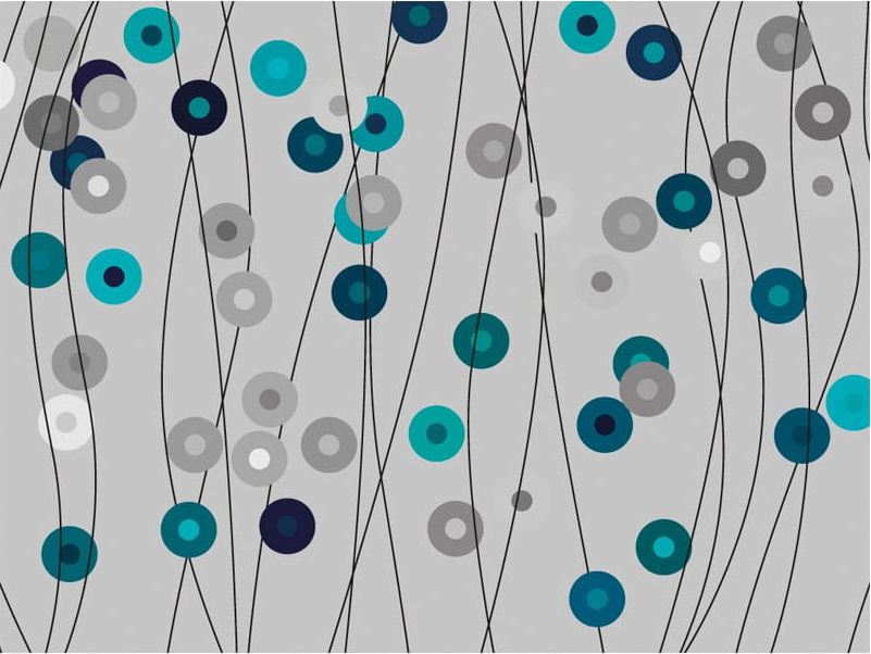 DecoNest Fototapeta - Jedwabne sznurki - 400X309