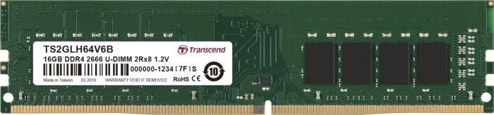 Pamięć serwerowa Transcend Transcend DDR4 - 16 GB -2666 - CL - 19 - Sinlge memory (TS2GLH64V6B)