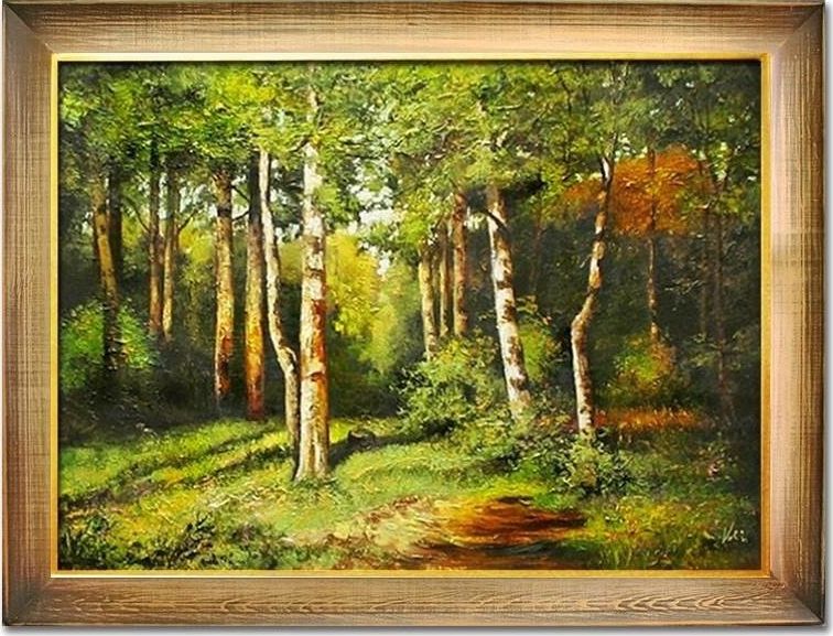 GO-BI Obraz Iwan Iwanowicz Szyszkin ręcznie malowany 63x84cm uniwersalny