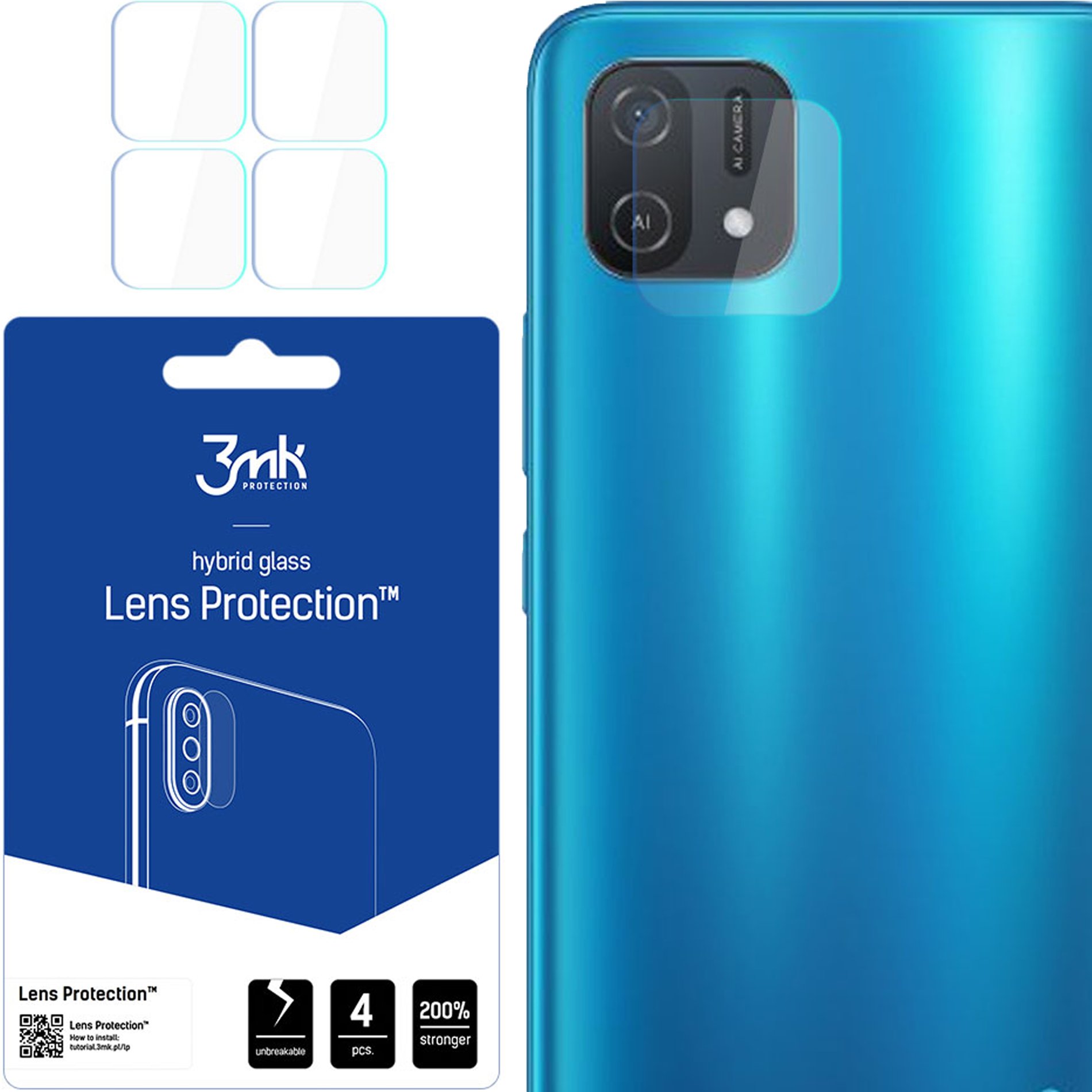 OPPO A16K - 3MK LENS PROTECTION