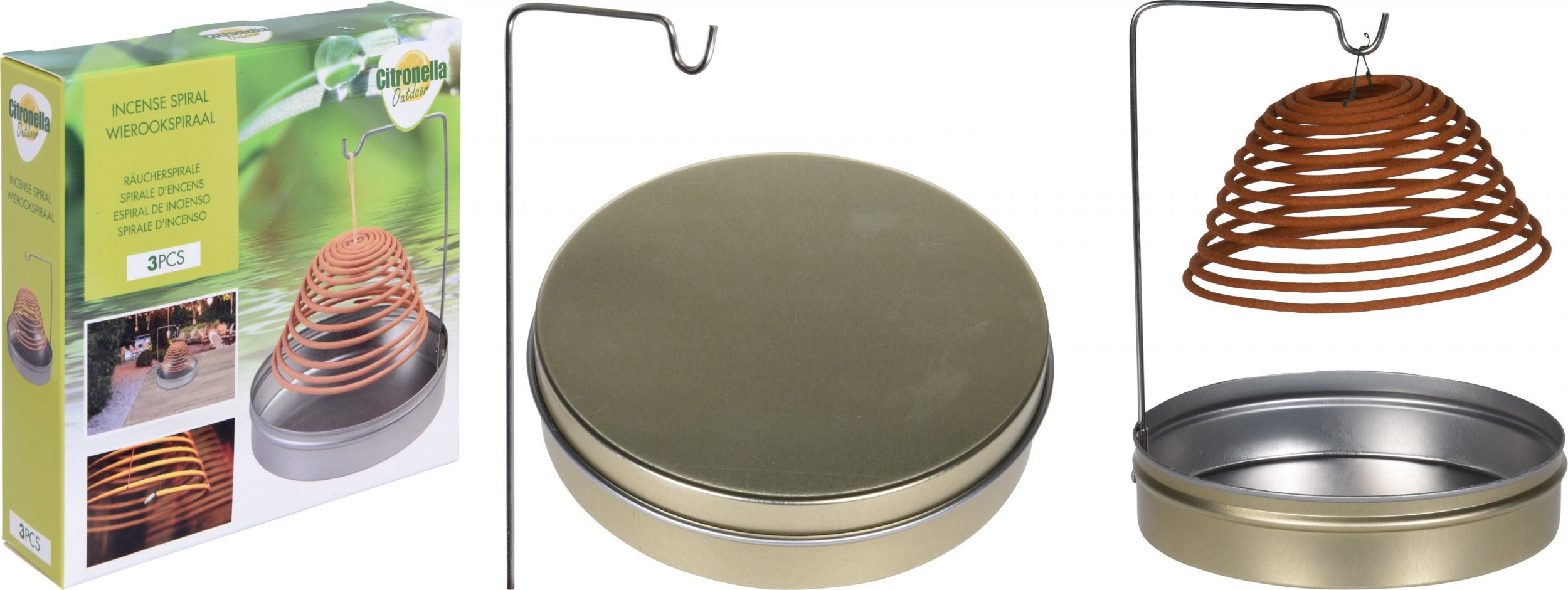 Mondex kadzidełko na komary citronella 3 szt. 36 cm