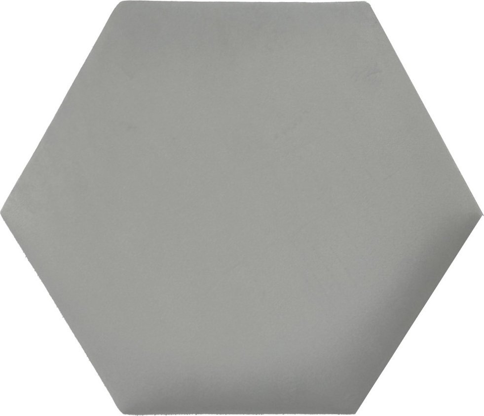 Panel tapicerowany heksagon 40cm Magic 2239 (Jasny szary) 40x34,6