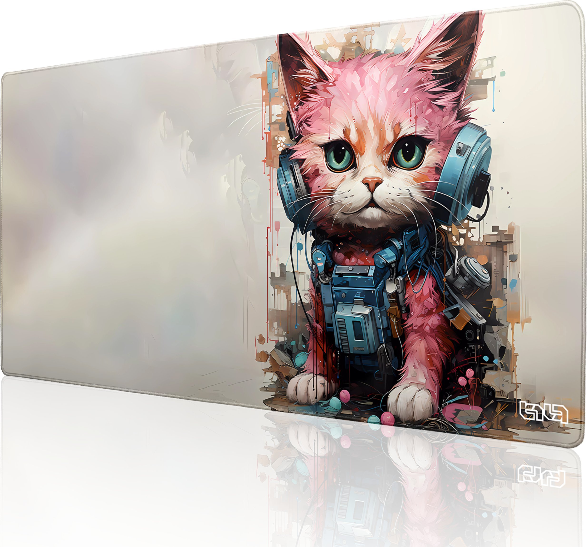 Podkładka Tilt PODKŁADKA POD MYSZKĘ XXL Kot ze Złomowiska 100x50 TILT Duża Wodoodporna