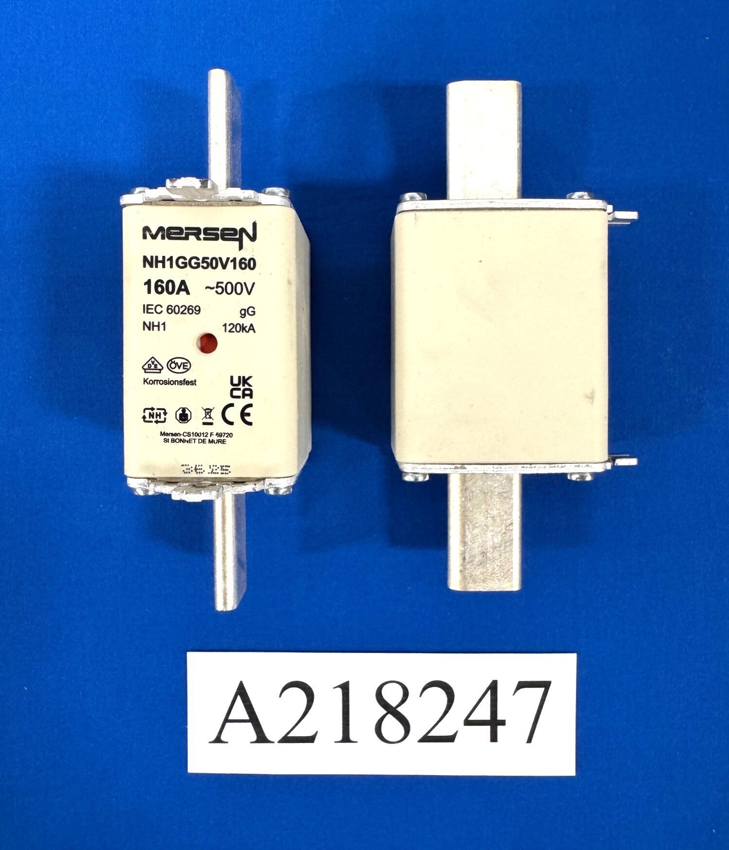 Wkładka bezpiecznikowa NH 1 160A 500VAC gG A218247