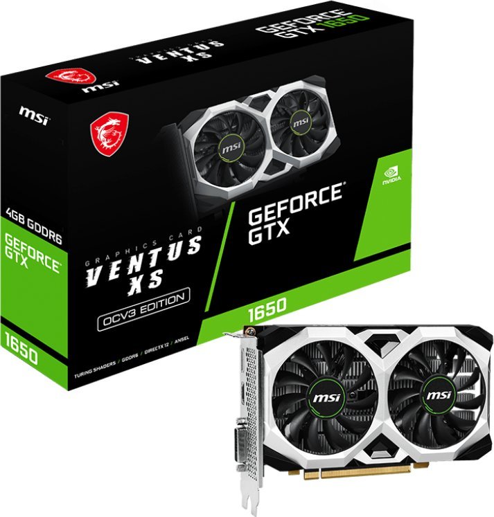 Karta graficzna MSI GeForce GTX 1650 D6 Ventus XS OC V3 4GB GDDR6