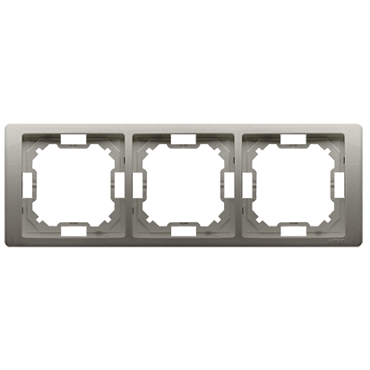 Kontakt-Simon Ramka 3-krotna Basic Neos satyna metalizowana (BMRC3/29)