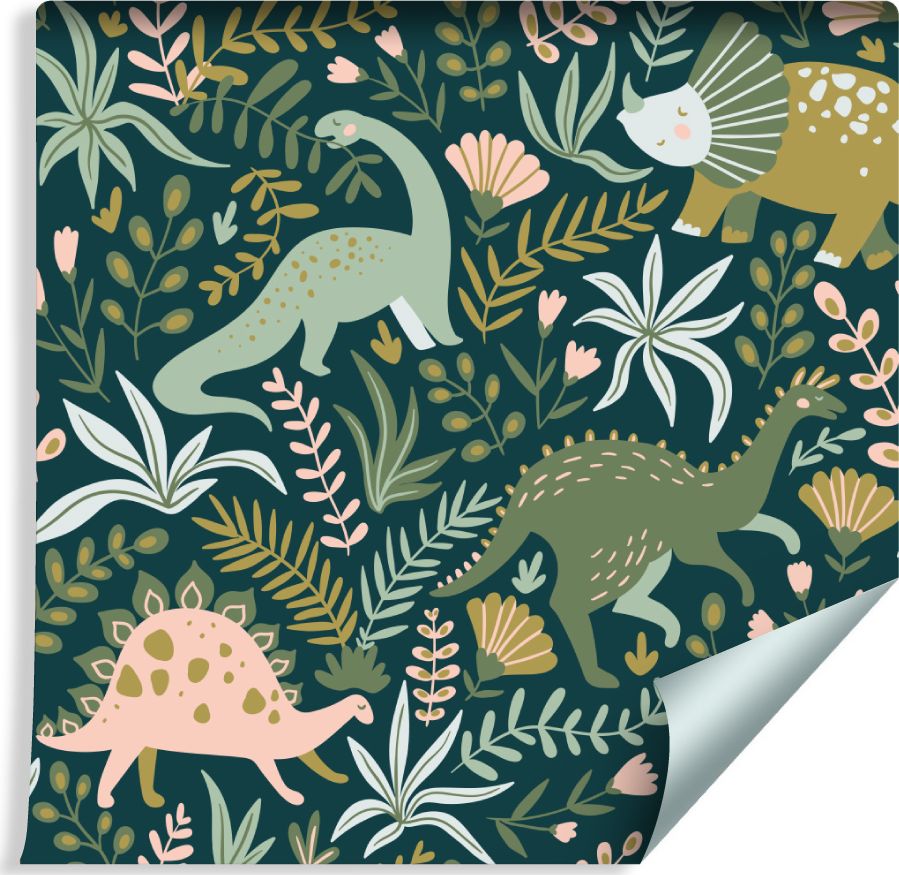 Muralo Tapeta Dla Dzieci - Dinozaury