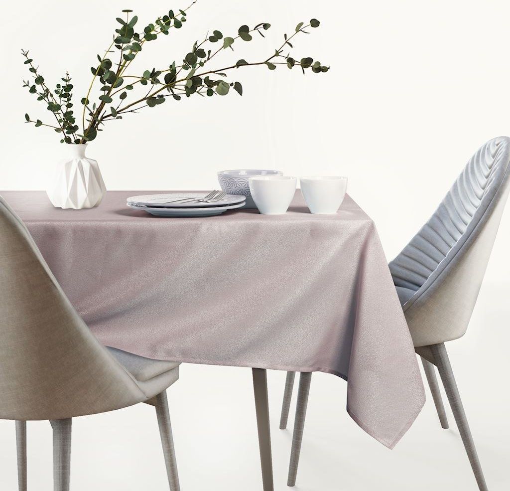 AmeliaHome AmeliaHome obrus plamoodporny EMPIRE HMD POWDERPINK O140X180