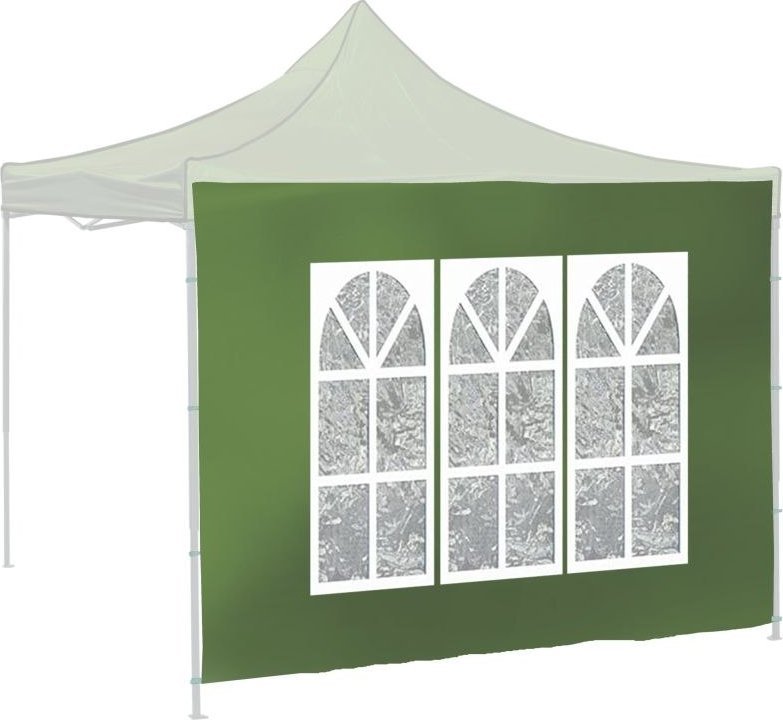 Ściana boczna do namiotu imprezowego WINDOW 2x3m zielona