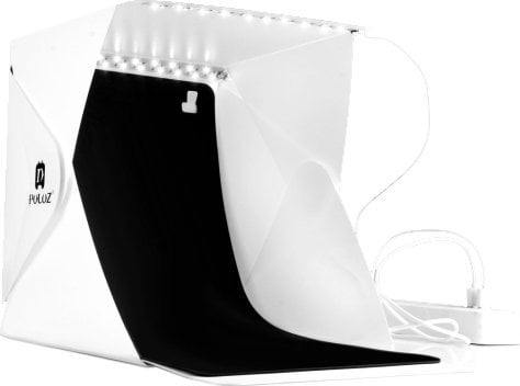 Puluz Namiot Bezcieniowy 22x23x24cm + 2x Lampy Led + 2x TŁo