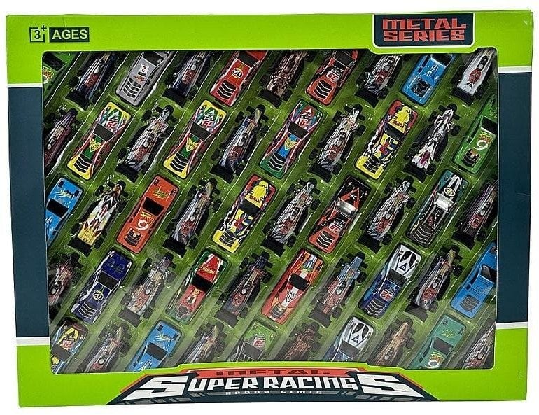 Autka metalowe 50szt EDUKAMP