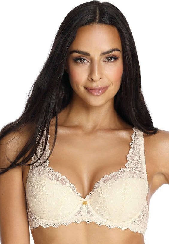 MAT Lingerie Biustonosz usztywniany kremowy Carmela Big M-053/22 85E