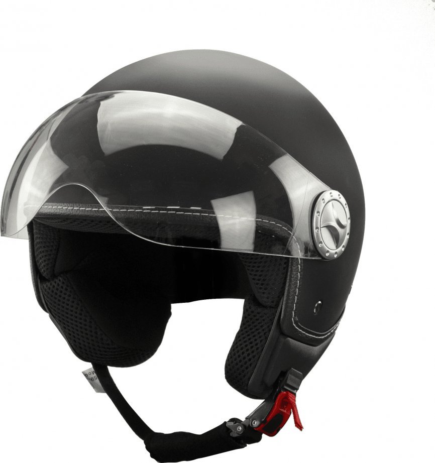Bili Bike Kask na skuter motocyklowy otwarty BB 592 XL czarny