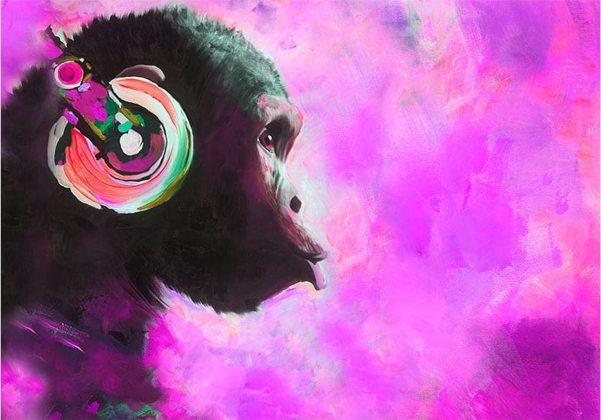 DecoNest Fototapeta - Świat dźwięku - 300X210