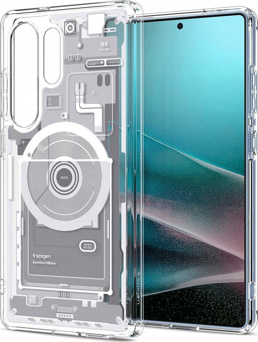 Etui Spigen Ultra Hybrid Mag MagSafe do Samsung Galaxy S25 Ultra biały