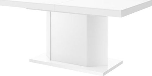 Hubertus Stół AMIGO biały połysk rozkładany minimalistyczny do jadalni HUBERTUS