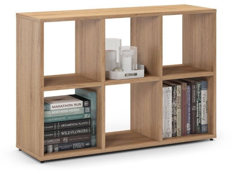 Regał otwarty do pokoju, ETAP, 100x30x66 cm, dąb, mat | TYLETEGOTU