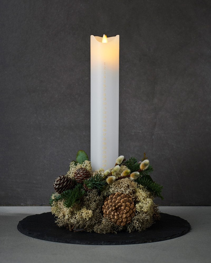 Sirius Home Sara, Gold, White, 1 bulb(s), LED, Battery, AA, 290 mm