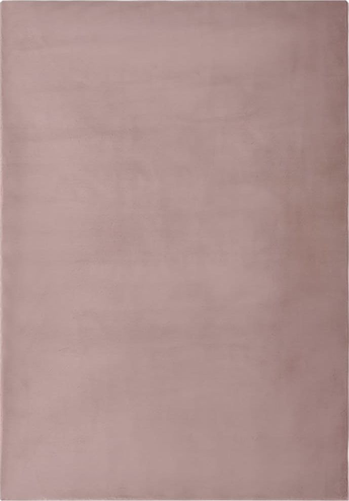vidaXL Dywan ze sztucznego futra królika, 180x270 cm, brudny róż
