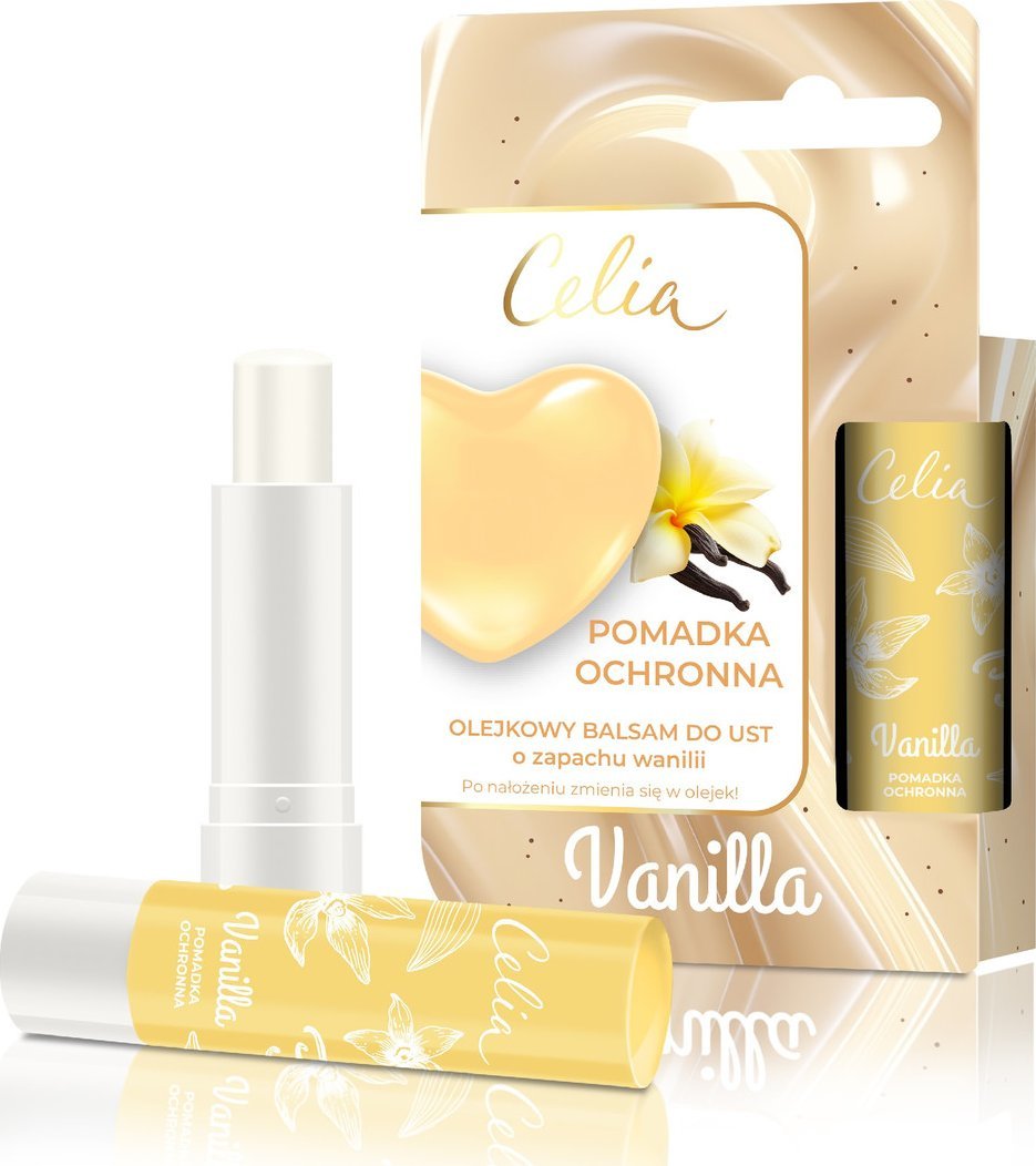Celia Olejkowy Balsam do ust-vanilla 4g