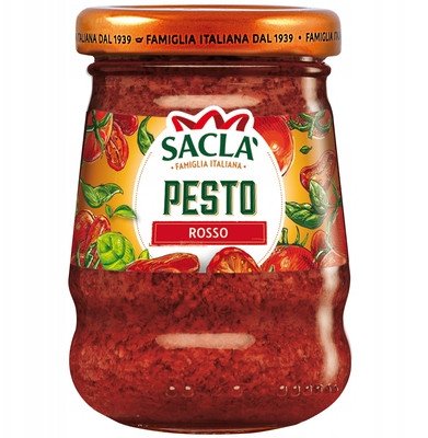 Pesto Rosso Sos z bazylią i suszonymi pomidorami 90g - Sacla