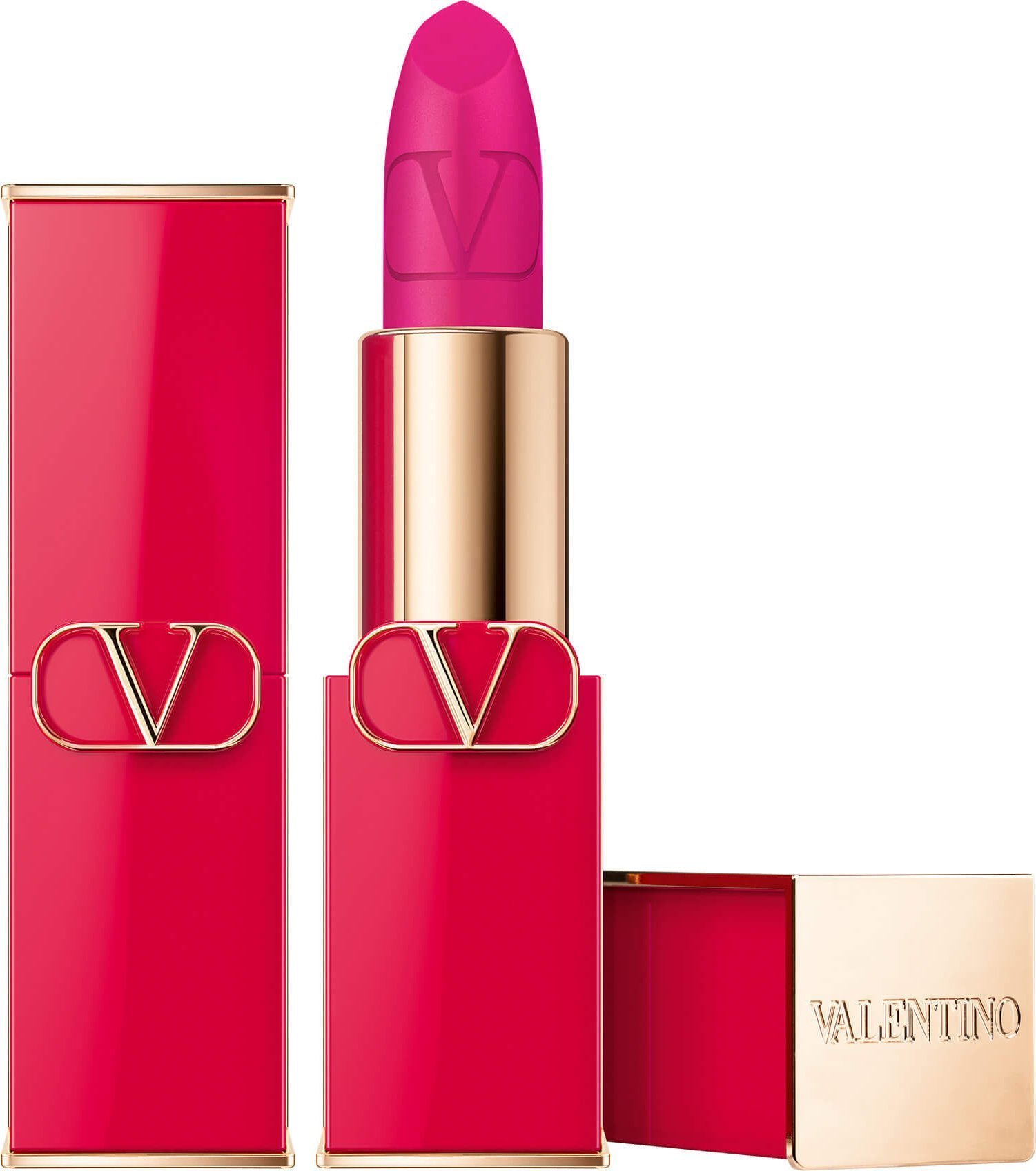 Valentino Valentino, Rosso, Matte, Cream Lipstick, 302R, Refillable, 3.5 g For Women