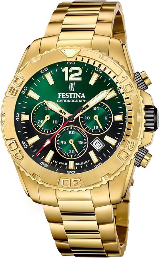 Zegarek męski Festina F20684-3 złoty