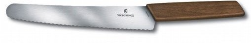 Victorinox Nóż do chleba i ciast Swiss Modern 22 cm Orzechowy