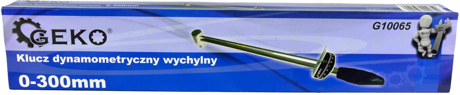 Geko Klucz dynamometryczny wychylny 0-300NM