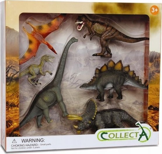 Figurka Collecta COLLECTA dinozaurų rinkinys Prehistoric Life 6 vnt., 89494