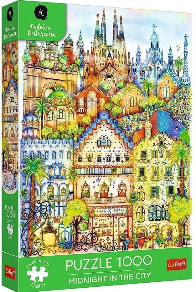 Puzzle 1000 O północy w Barcelonie TREFL