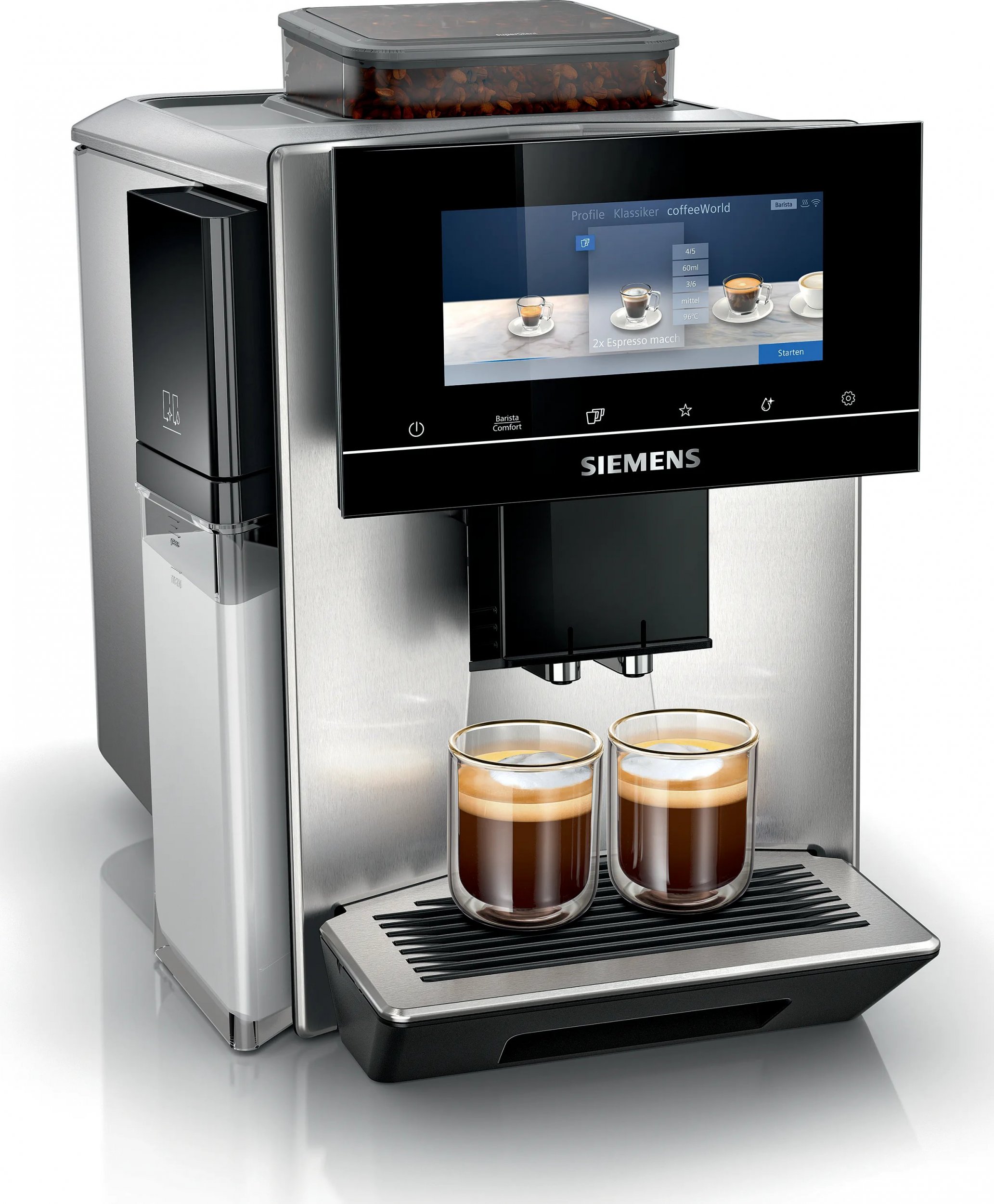 Ekspres ciśnieniowy Siemens TQ903DZ3 EQ.900 Plus, fully automatic (stainless steel (brushed))