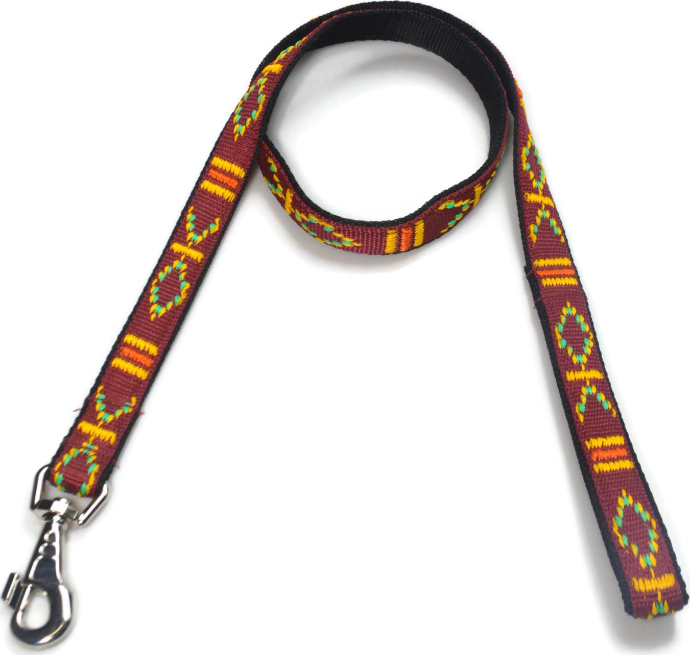 Alizoo Podwójna smycz dla psa indiańska 25mm/130cm - ALIZOO