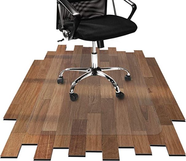 MATA PODŁOGOWA POLIWĘGLAN POD KRZESŁO 125x100 cm grubość 1mm