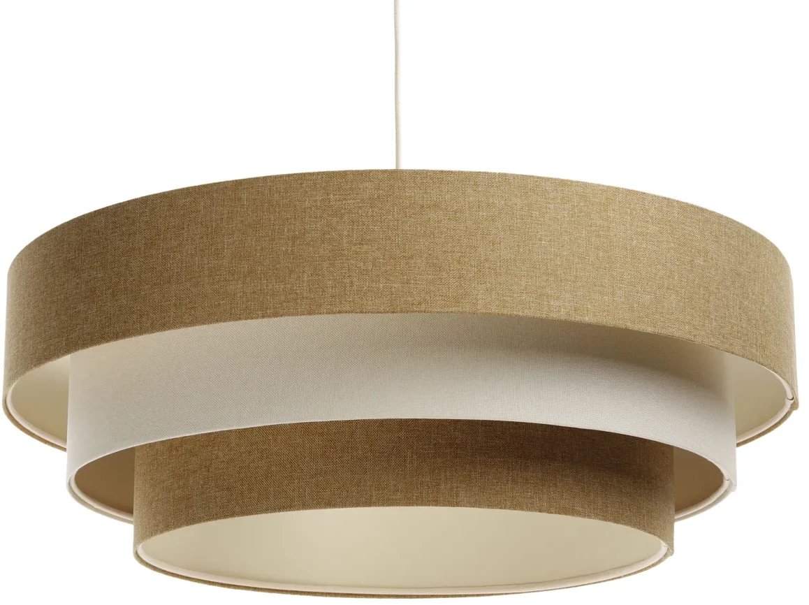 Lampa wisząca ERUTAN TRIPLE żółta/kremowa BPS KONCEPT