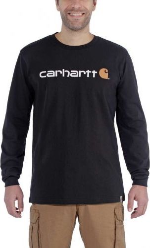 Carhartt Koszulka Carhartt EMEA Signature Graphic Long Sleeve T-Shirt BLACK