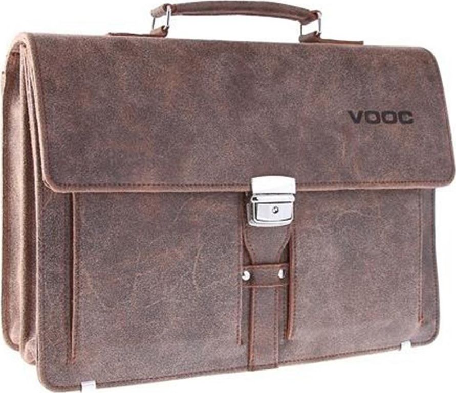 Kemer Teczka KEMER VOOC Vintage URBAN ATS167 Jasny Brąz uniwersalny