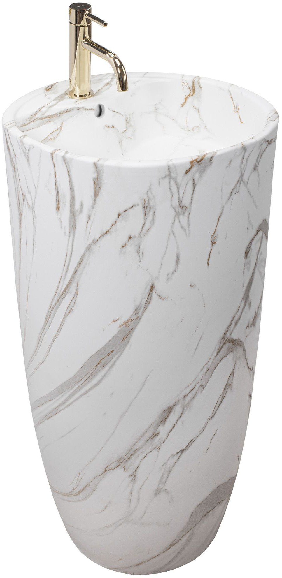 Umywalka Ceramiczna Wolnostojąca Anya Lava mat