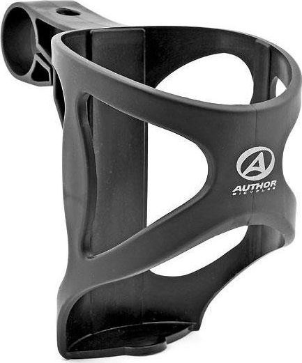 Author Koszyk na bidon Author ABC-55 czarny matowy z białym logo uniwersalny