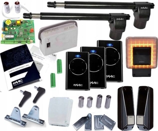 Faac Zestaw Alfa - 414 do 8m bram dwuskrzydłowych