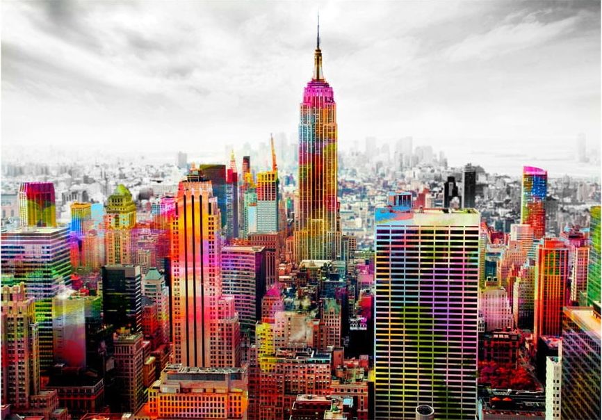 DecoNest Fototapeta - Colors of New York City II - 350X245