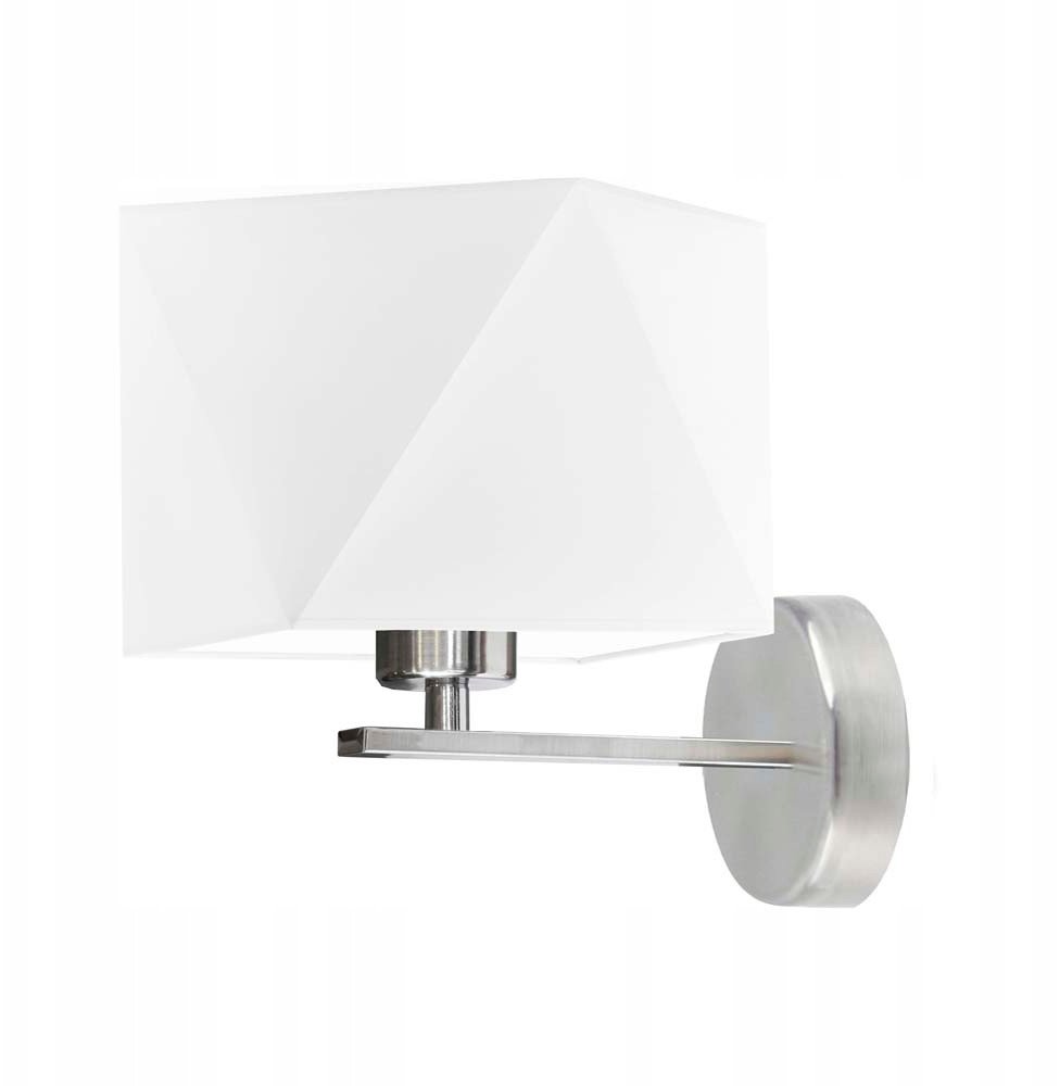 Lampka ścienna ORLANDO z białym abażurem