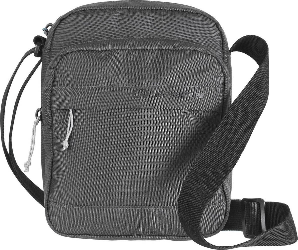 Lifeventure Saszetka Lifeventure Recycled RFiD Shoulder Bag - grey Uniwersalny