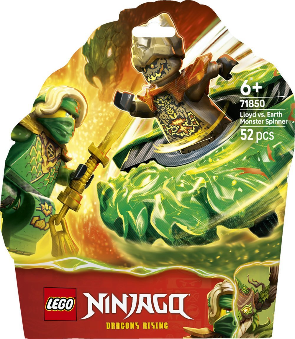 LEGO Ninjago Lloyd kontra ziemny potwór na spinnerze (71850)