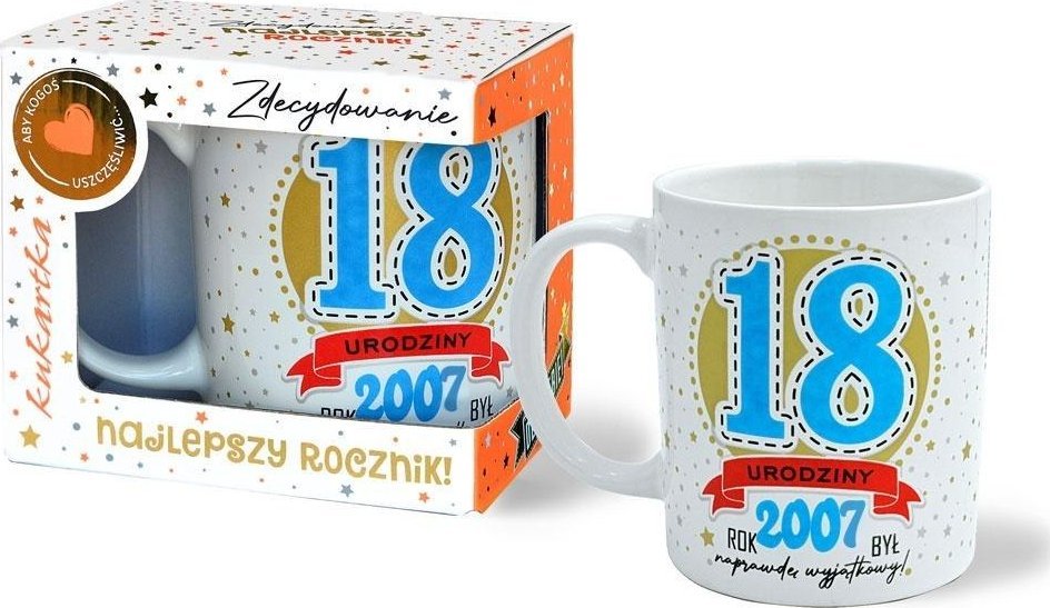 Kubek Premium Urodziny 18